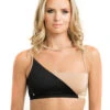 Poledancerka Movement Top - Black/Nude 01