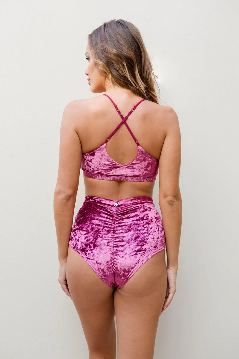 Lunalae Delphine Top - Rose Velvet - Image 5