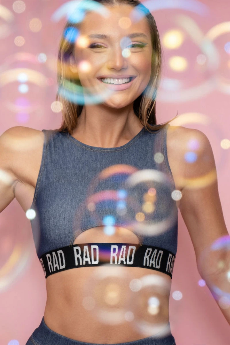 RAD Bahari Top - Denim - Image 5