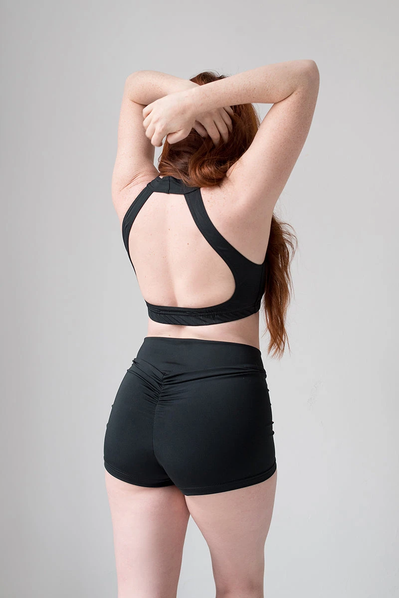 Pole Addict Openback Top - Black - Image 4