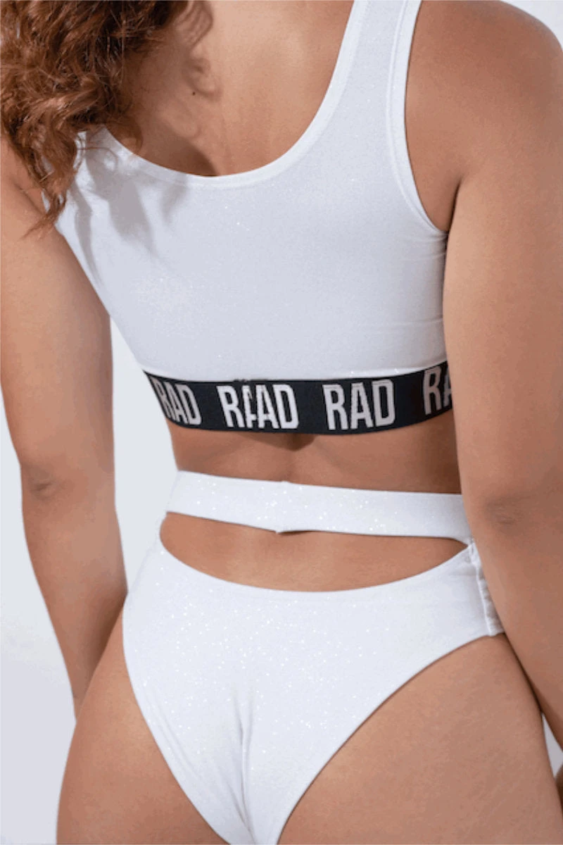 RAD Bahari Top - White Glitter - Image 2