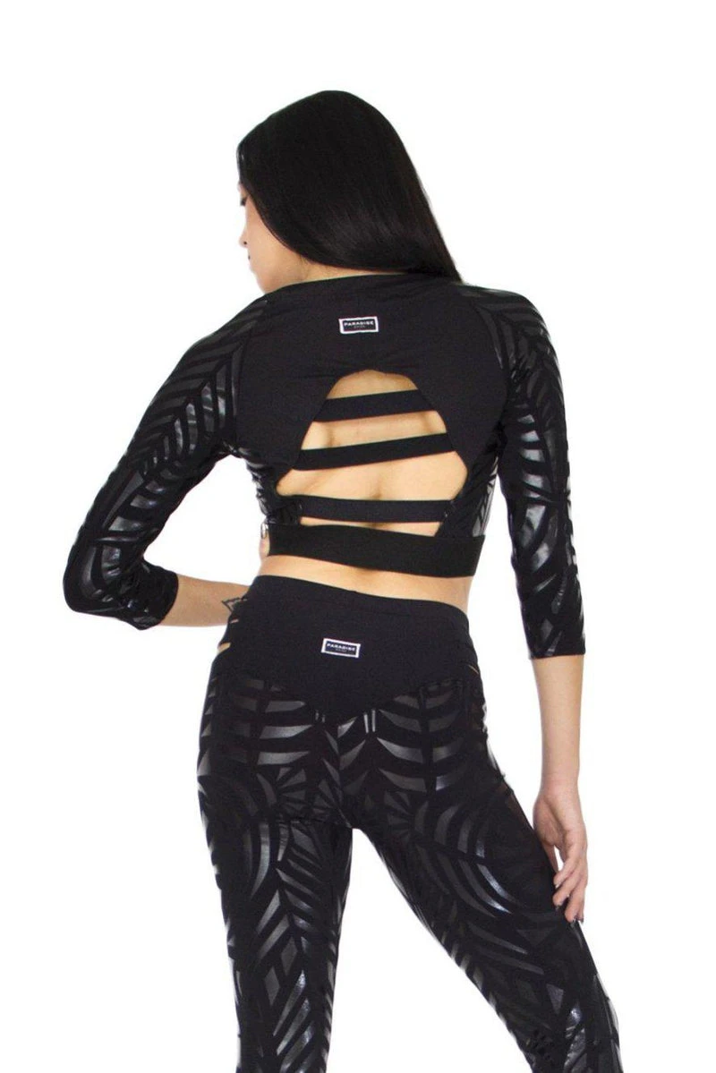 Paradise Chick Superhero Series Extra Sticky Crop Top - Aztec - Image 2