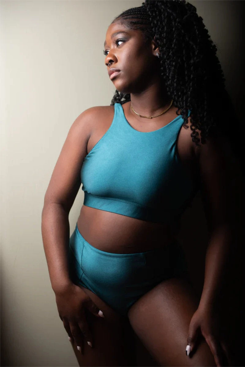 Chantay Polewear Pretzel 2-way Top - Forest - Image 2